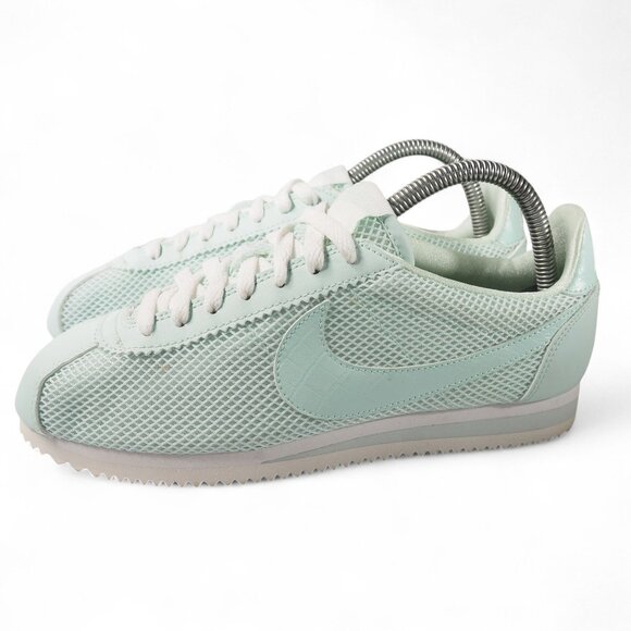 Nike Cortez Premium Retro "Mint Green" Sneakers Women's 8.5 Mesh 905614-301 - Picture 2 of 11